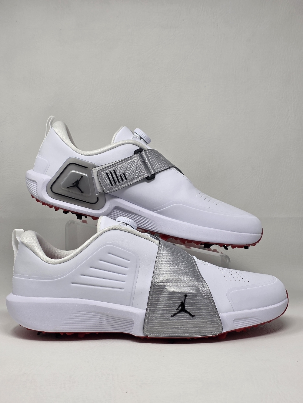Nike Air Jordan Rev Golf White Black Metallic Silver FV6338-100 Mens Size 15 New - Picture 2 of 13